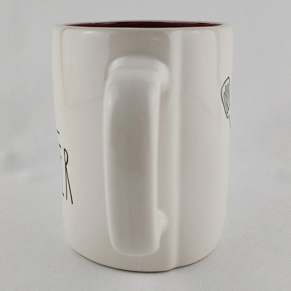 ⭐️2/ $50⭐️ Rae Dunn White Ceramic Coffee Tea Mug Large Letters GRILL MASTER BBQ - Picture 3 of 10